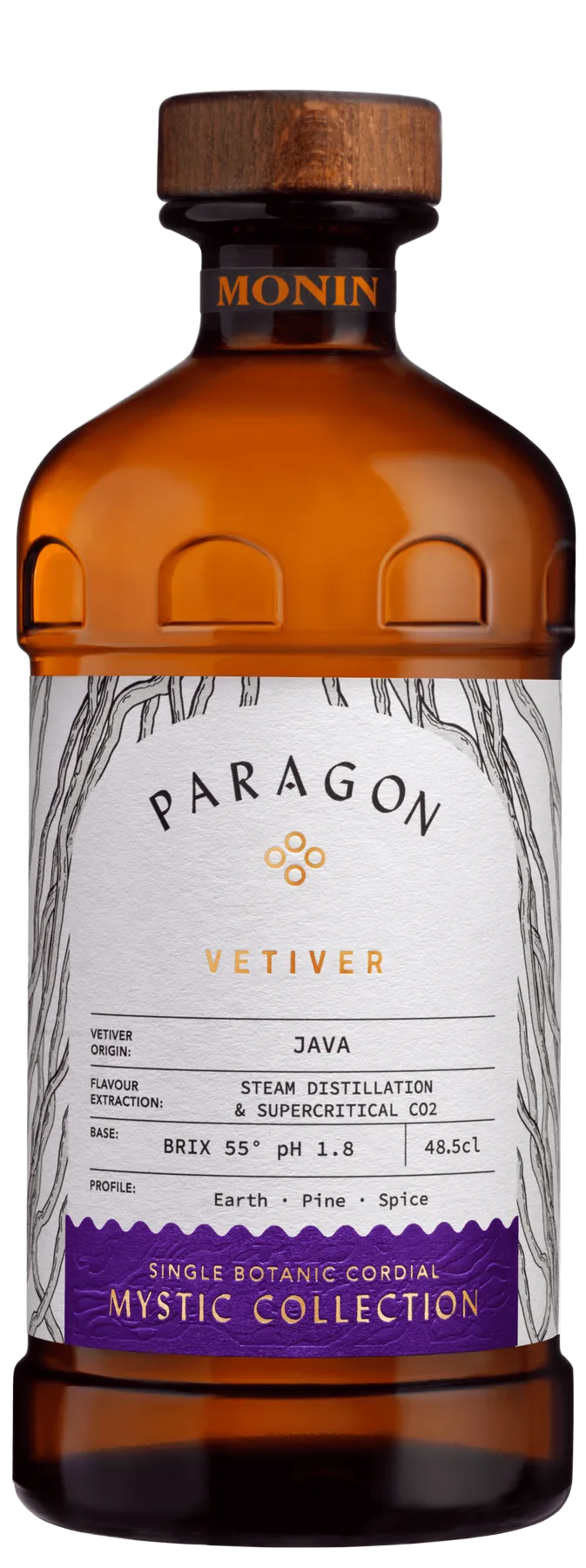 Sorbet - Crucial × Paragon ② Кордиал Paragon Vetiver 485 мл – купить кордиал для коктейлей